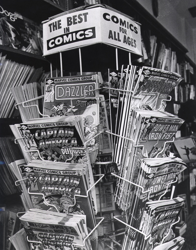 Comic Book Rack