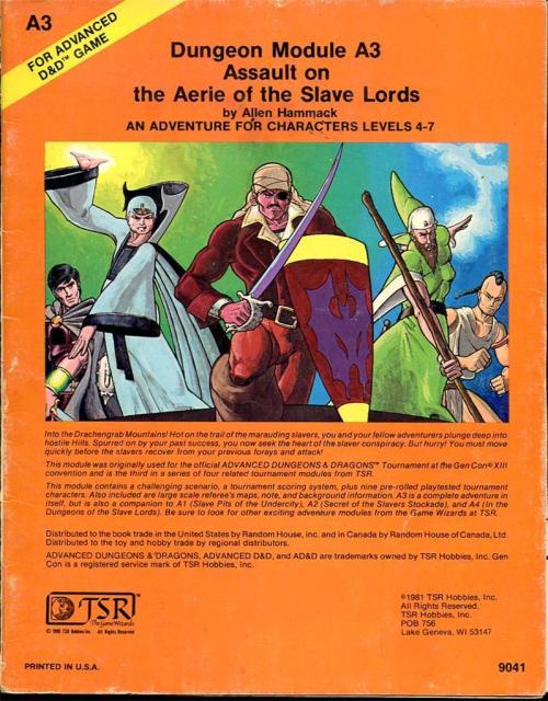 Assault on the Aerie of the Slave Lords FC 1981